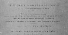 Portada de la publicación castellana de los hermanos Siret del año 1890